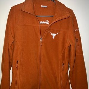 Columbia Texas Longhorns Fleece Zip-Up